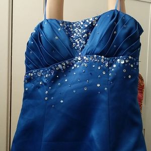 Floor length prom dress